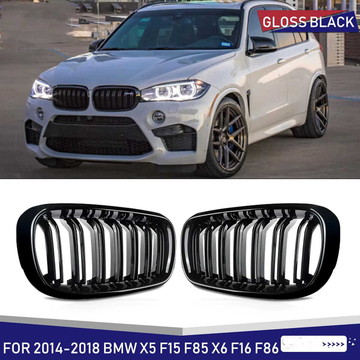Transform Your BMW 5 Series: The Ultimate Guide to Gloss Black Double Slat Kidney Grilles
