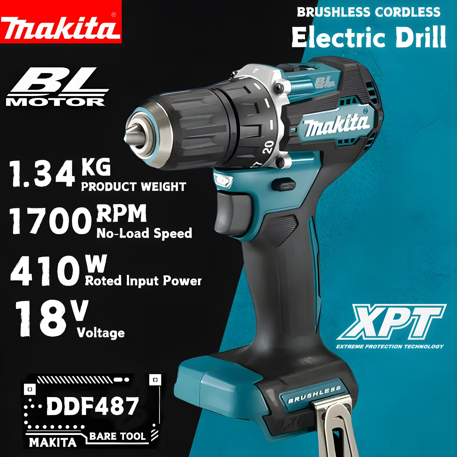 Makita DDF487 18V LXT Brushless Drill Driver: The Ultimate Compact Workhorse